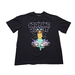 Praying Rabbit Shirt Men Adult 2XL Skulls Mermaid